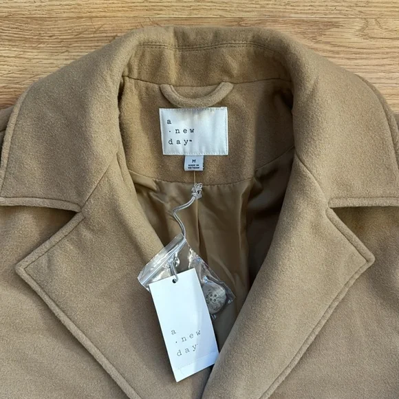 Oversized Camel Trench Coat ✨ size M - Picture 3 of 10